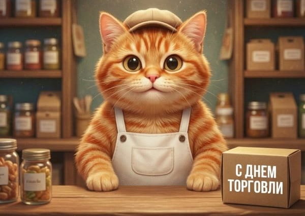 смешные картинки и открытки с днем торговли