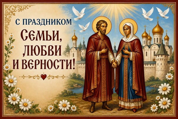 картинки с днем петра и февронии