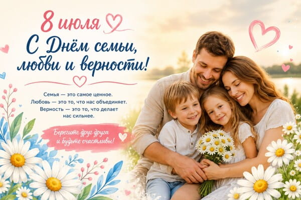 картинки с днем семьи любви и верности - открытки
